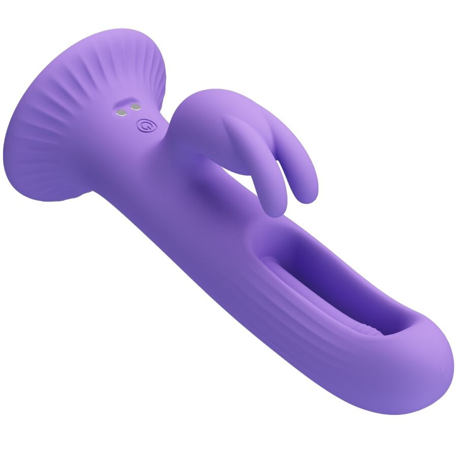 Pretty Love - Vibrateur Lapin Killmoulis 12 Modes De Vibration Violet - Image 4