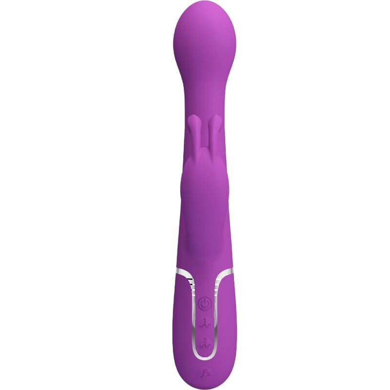 Pretty Love - Vibrateur Lapin Multifonction 3 En 1 Dejon Violet - Image 2