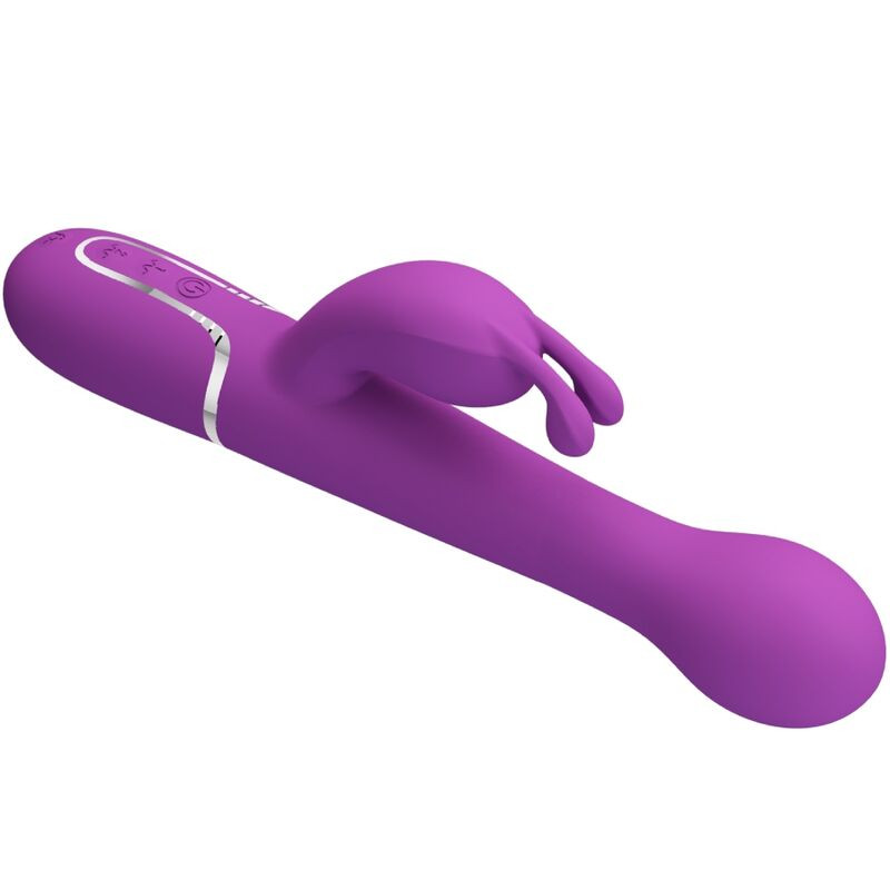 Pretty Love - Vibrateur Lapin Multifonction 3 En 1 Dejon Violet - Image 4