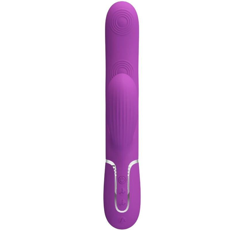 PRETTY LOVE - PERLITA 3 IN 1 MULTIFUNCTION RABBIT VIBRATOR  PURPLE - Image 2