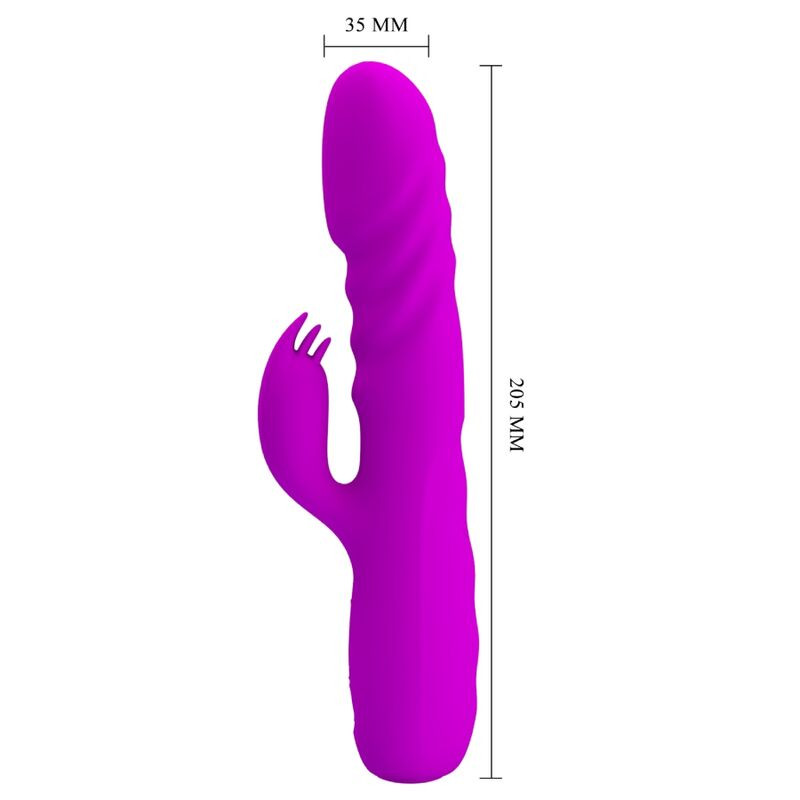 Pretty Love - Vibrateur Lapin Rechargeable Melanie Violet - Image 5