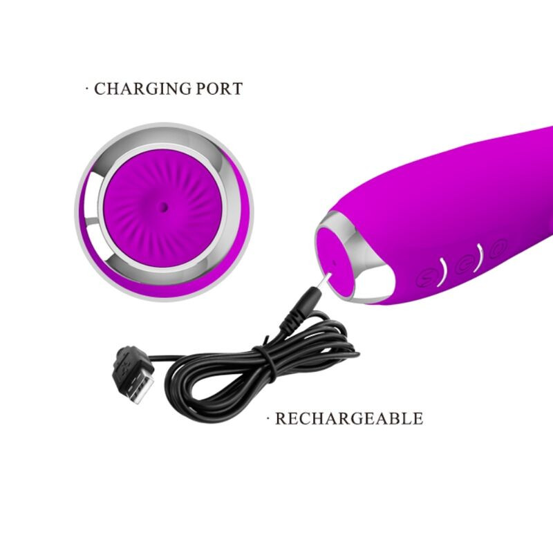 Pretty Love - Vibrateur Molly Avec Rotation Rechargeable - Image 3