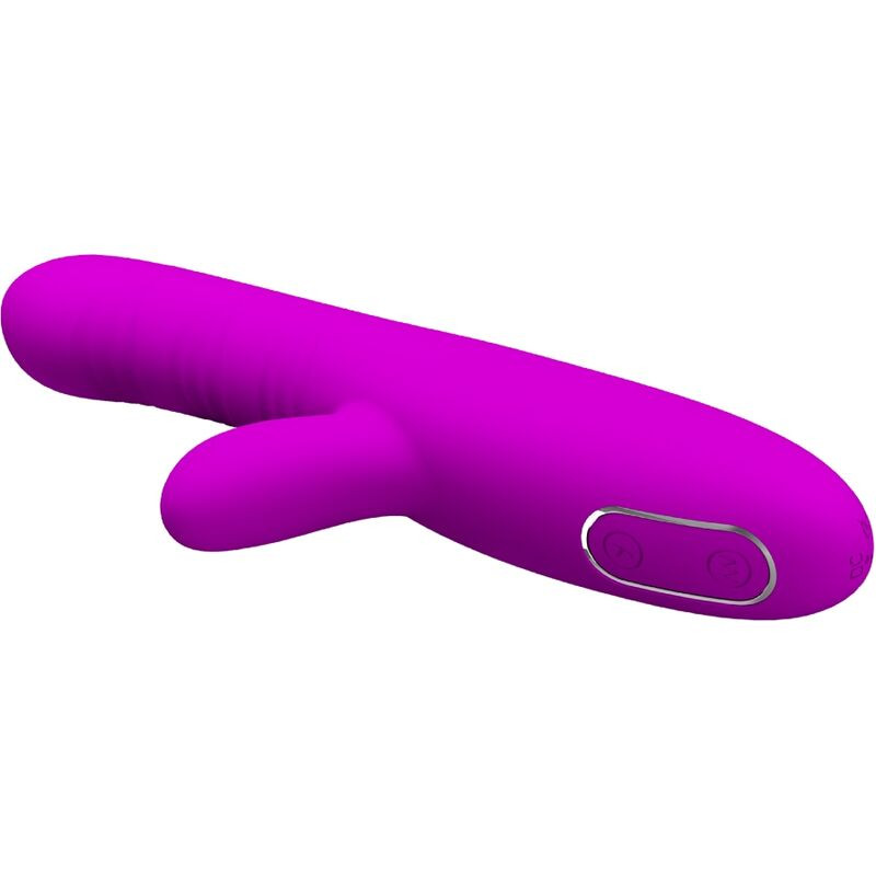 Pretty Love - Vibrateur Multifonction Angelique + Stimulateur De Clitoris Violet - Image 2