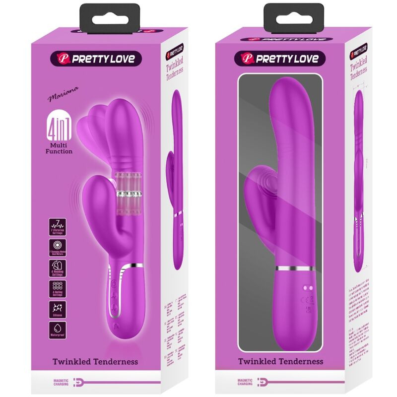 Pretty Love - Vibrateur Multifonction G-Spot Fuchsia - Image 4
