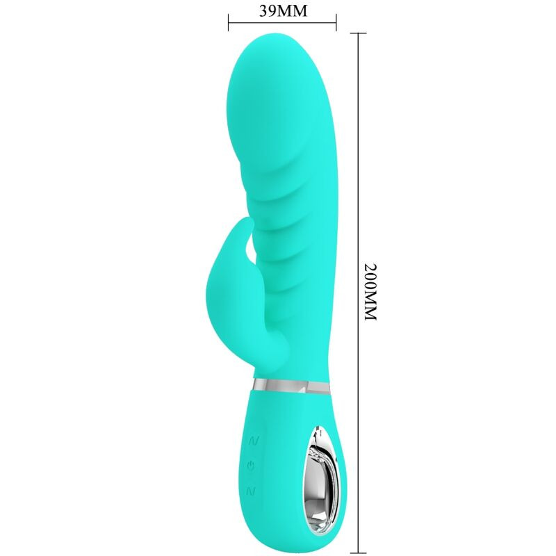 PRETTY LOVE - PRESCOTT MULTIFUNCTION G-SPOT VIBRATOR AQUA GREEN - Image 5
