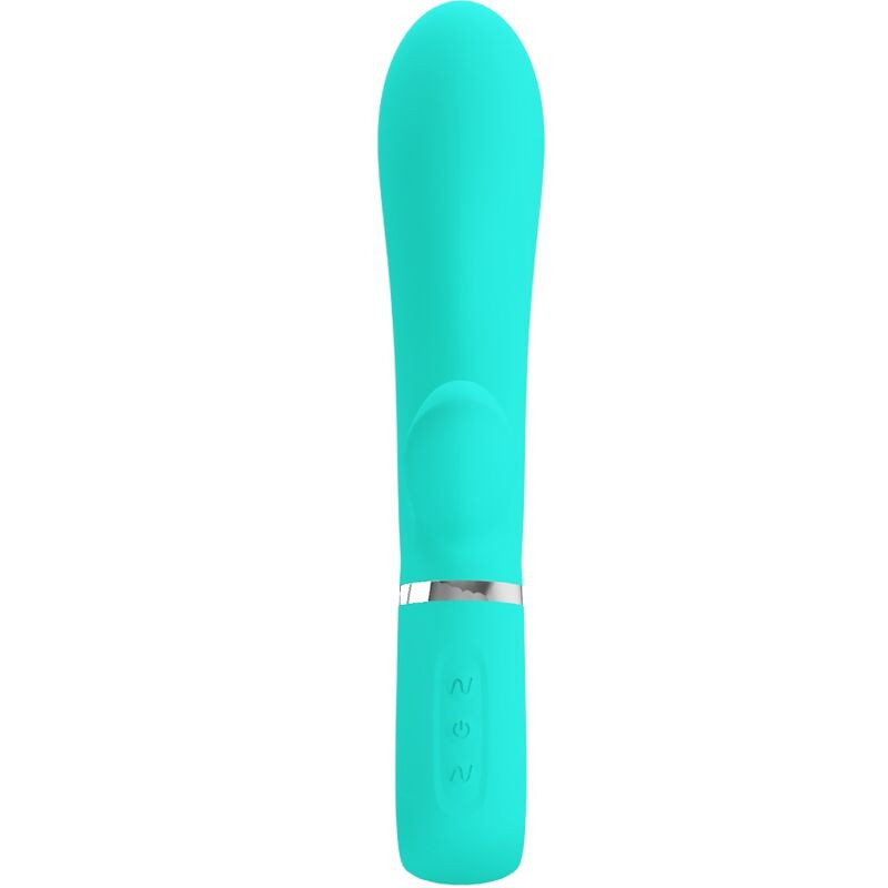 Pretty Love - Vibrateur Multifonction G-Spot Thomas Vert Aqua - Image 2