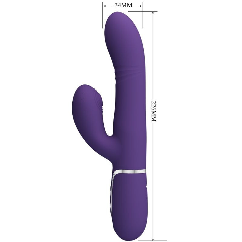Pretty Love - Vibrateur Multifonction G-Spot Violet - Image 2