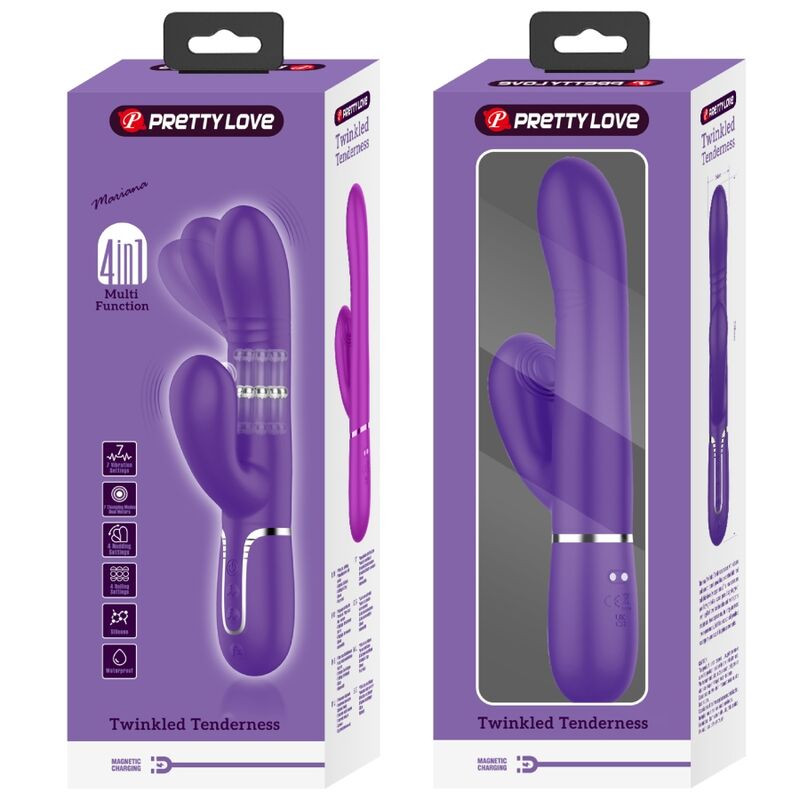 Pretty Love - Vibrateur Multifonction G-Spot Violet - Image 4