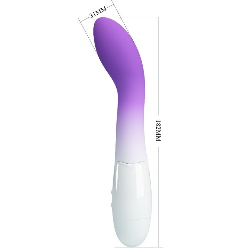 Pretty Love - Vibrateur Point G Bishop 30 Vibrations Violet - Image 4