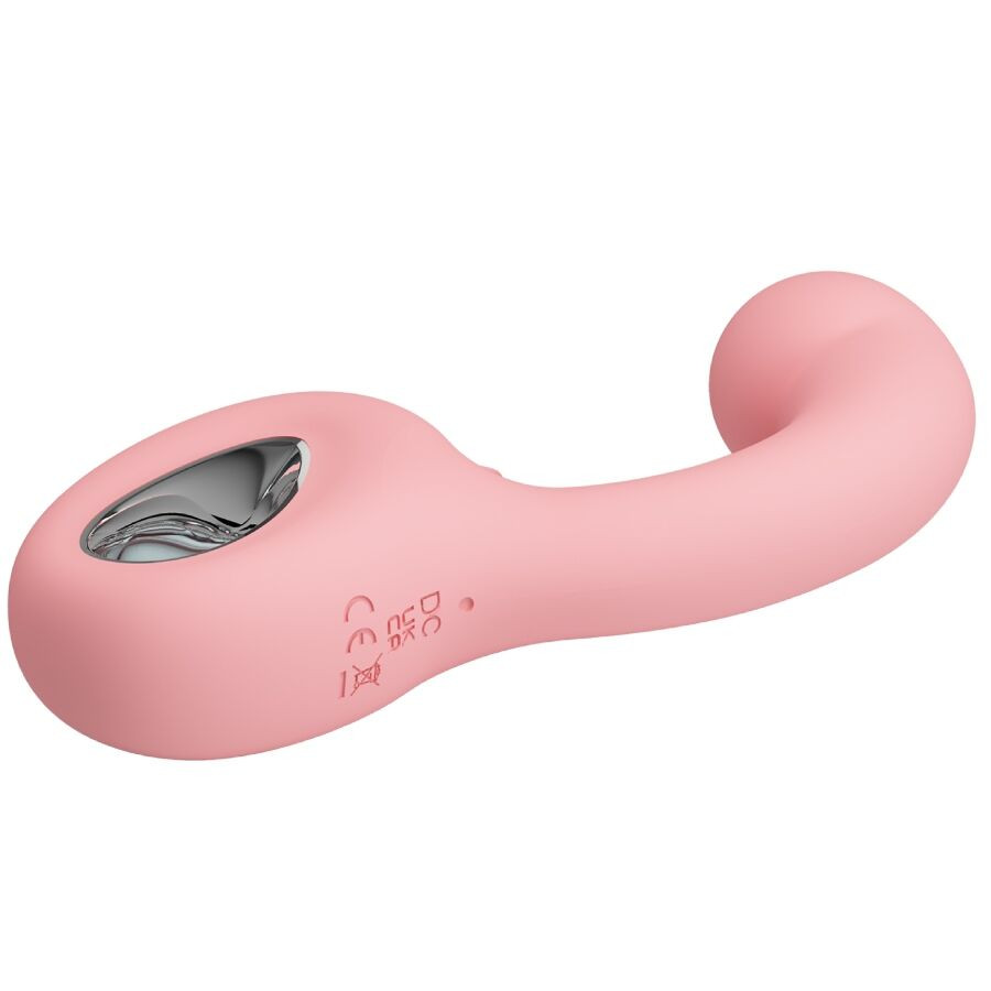 Pretty Love - Vibrateur Point G + Stimulateur De Clitoris Erynnyes 10 Vibrations Rose - Image 3