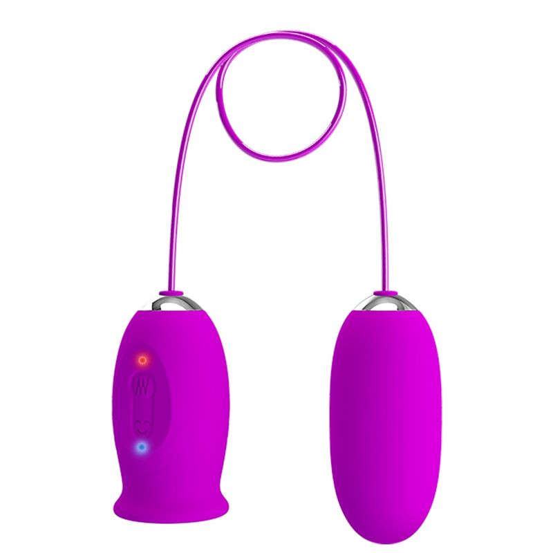 Pretty Love - Vibrateur Rechargeable Daisy Dual Egg Violet - Image 2