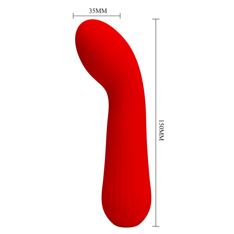 Pretty Love - Vibrateur Rechargeable Faun Rouge - Image 5