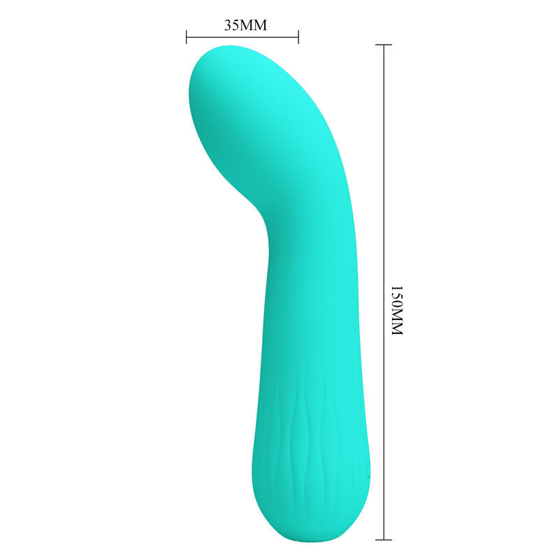Pretty Love - Vibrateur Rechargeable Faun Vert Aqua - Image 5
