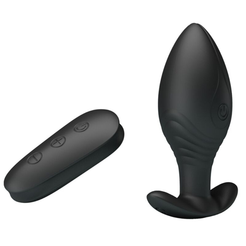 Pretty Love - Vibrateur Rechargeable Regina Anal Plug Noir - Image 3