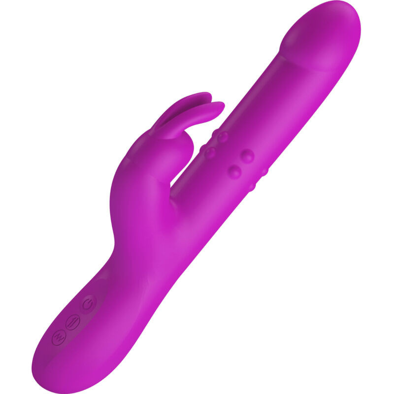 Pretty Love - Vibrateur Reese Avec Rotation Violet - Image 2