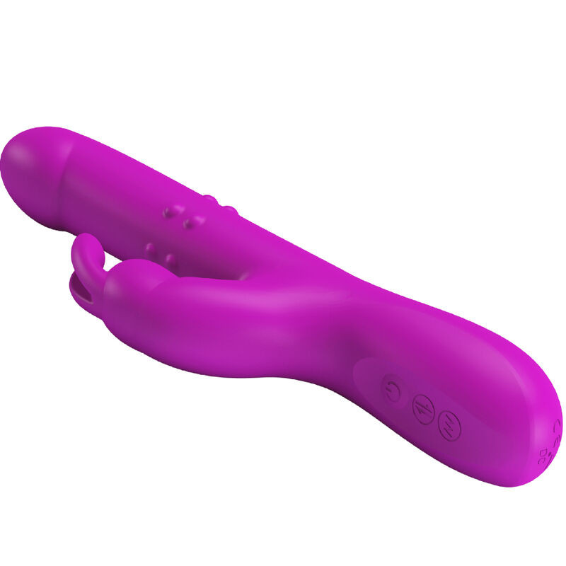Pretty Love - Vibrateur Reese Avec Rotation Violet - Image 4