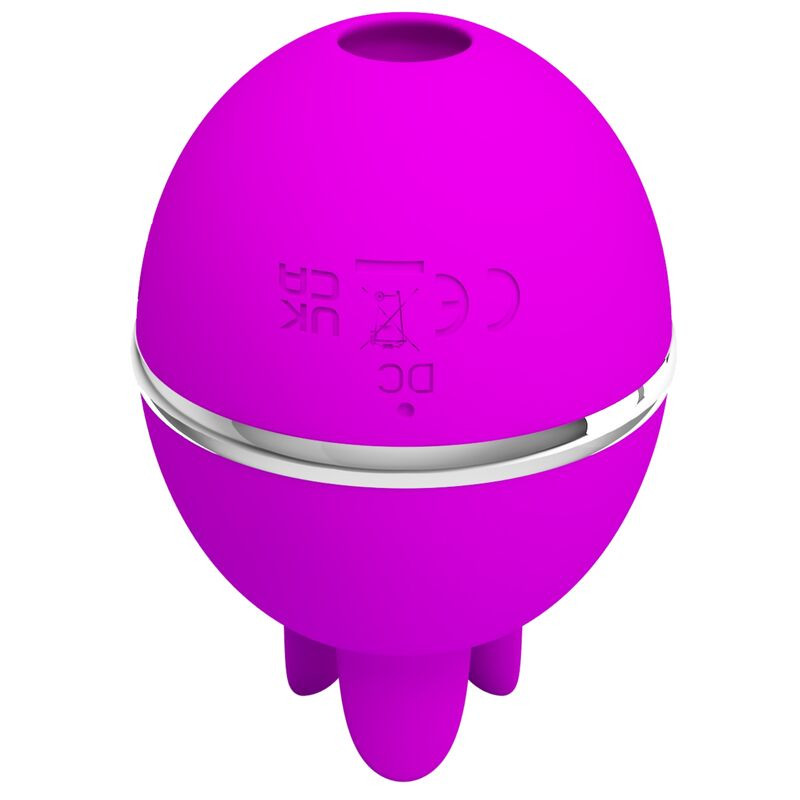 PRETTY LOVE - GEMINI BALL PURPLE ROUND SILICONE VIBRATOR - Image 2