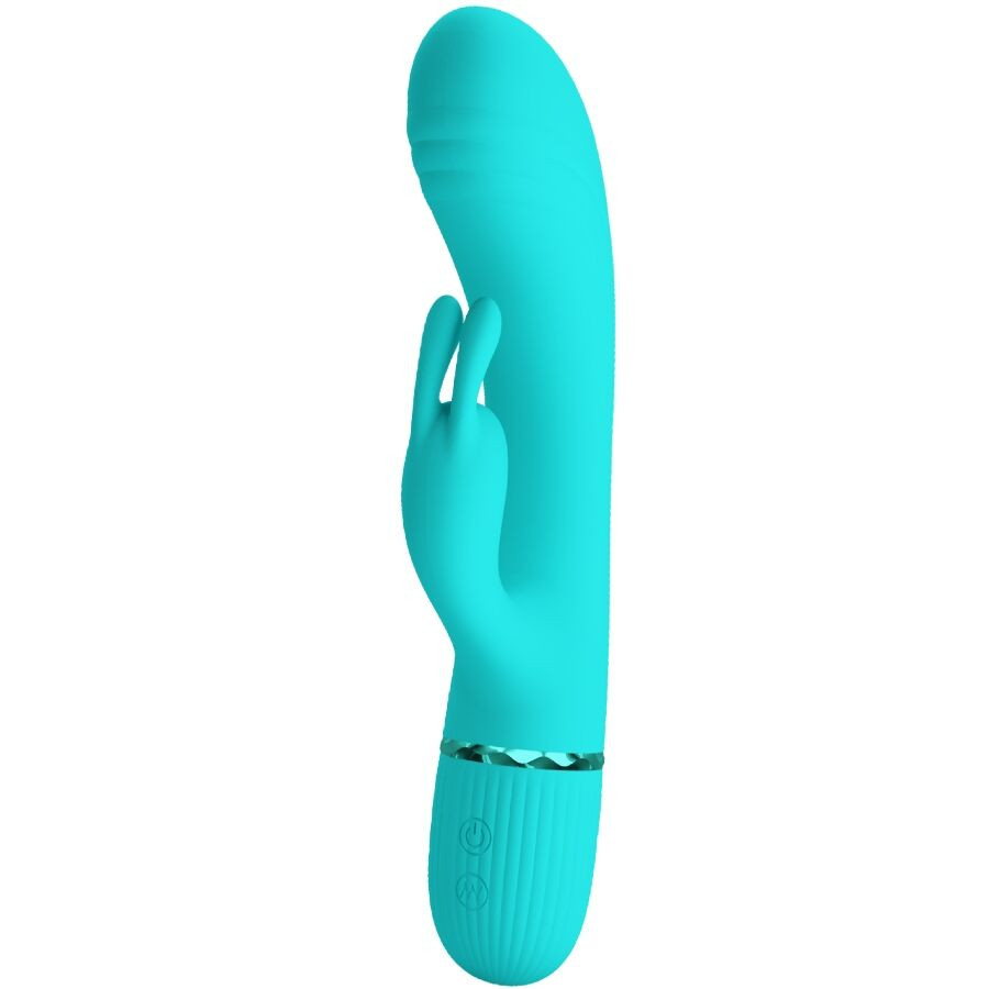 Pretty Love - Vibrateur Scocco Lapin Turquoise - Image 3