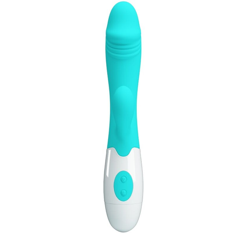 Pretty Love - Vibrateur Snappy G-Spot Vert Aqua - Image 2