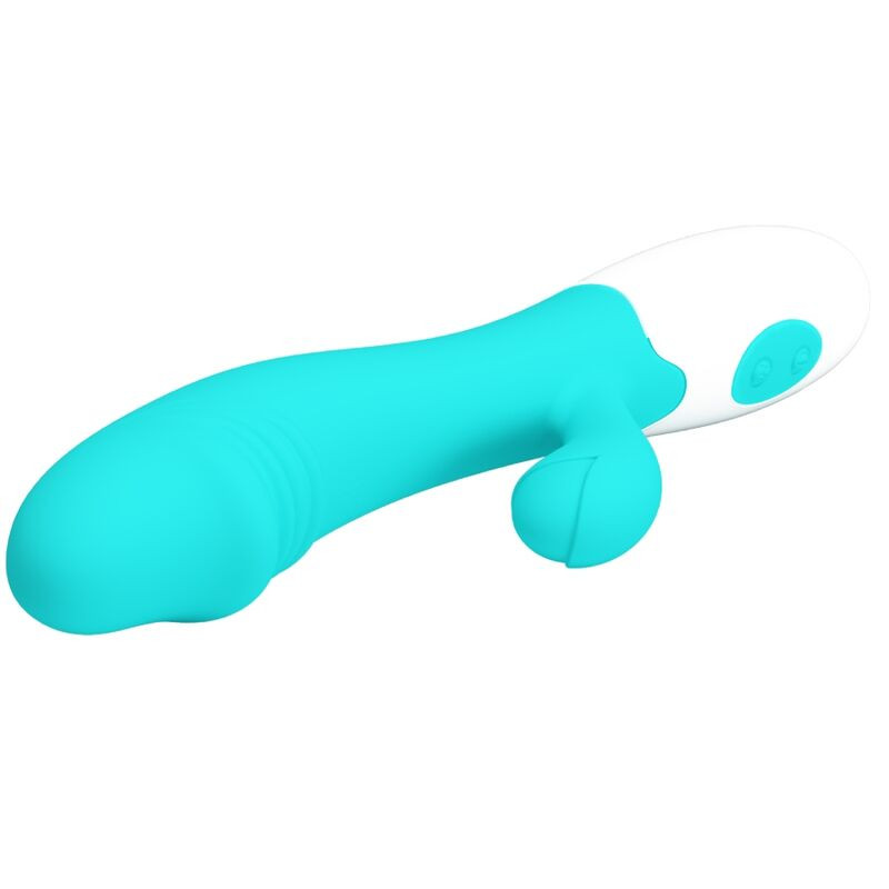 Pretty Love - Vibrateur Snappy G-Spot Vert Aqua - Image 5