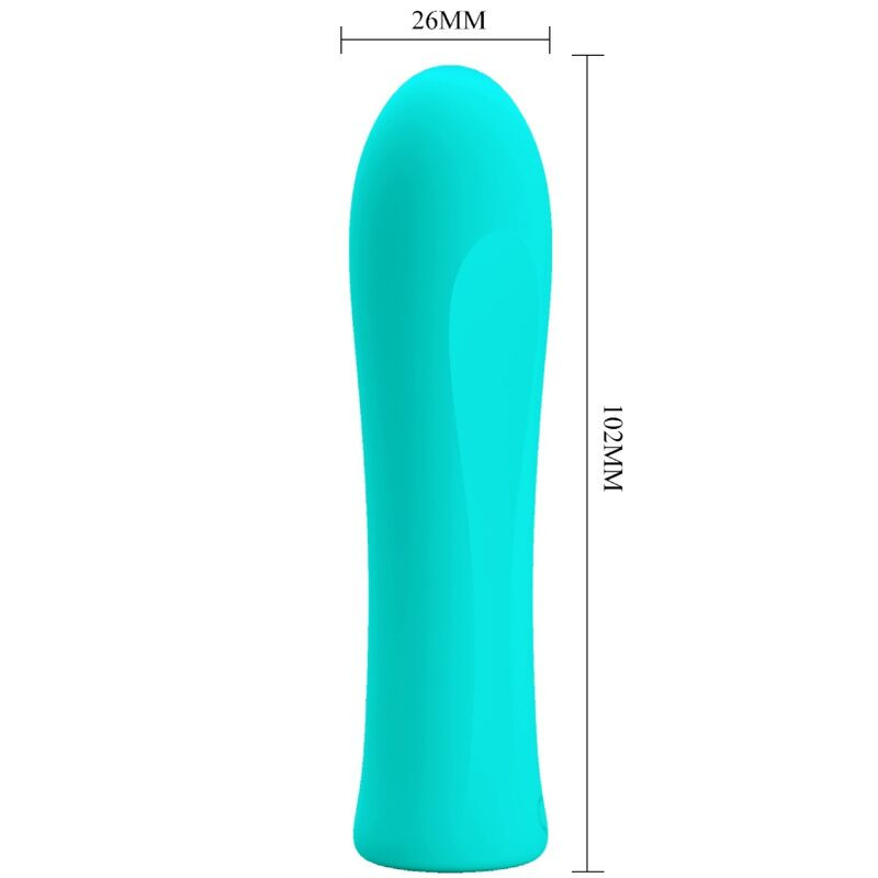 Pretty Love - Vibrateur Super Puissant Alfreda Vert Eau - Image 5