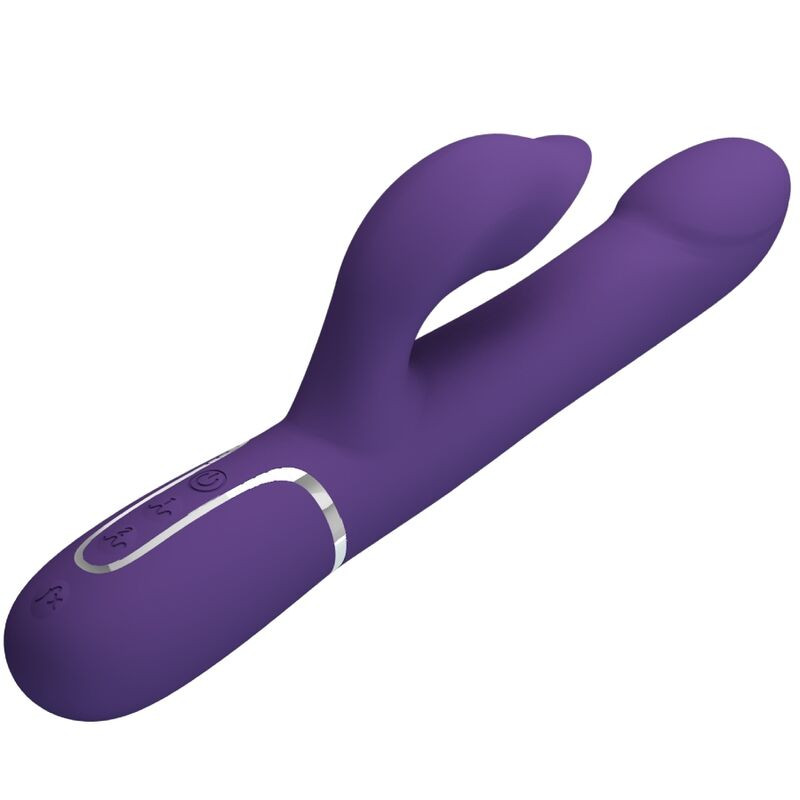 Pretty Love - Zalin Perles Vibrateur Lapin 4 En 1 Violet - Image 4