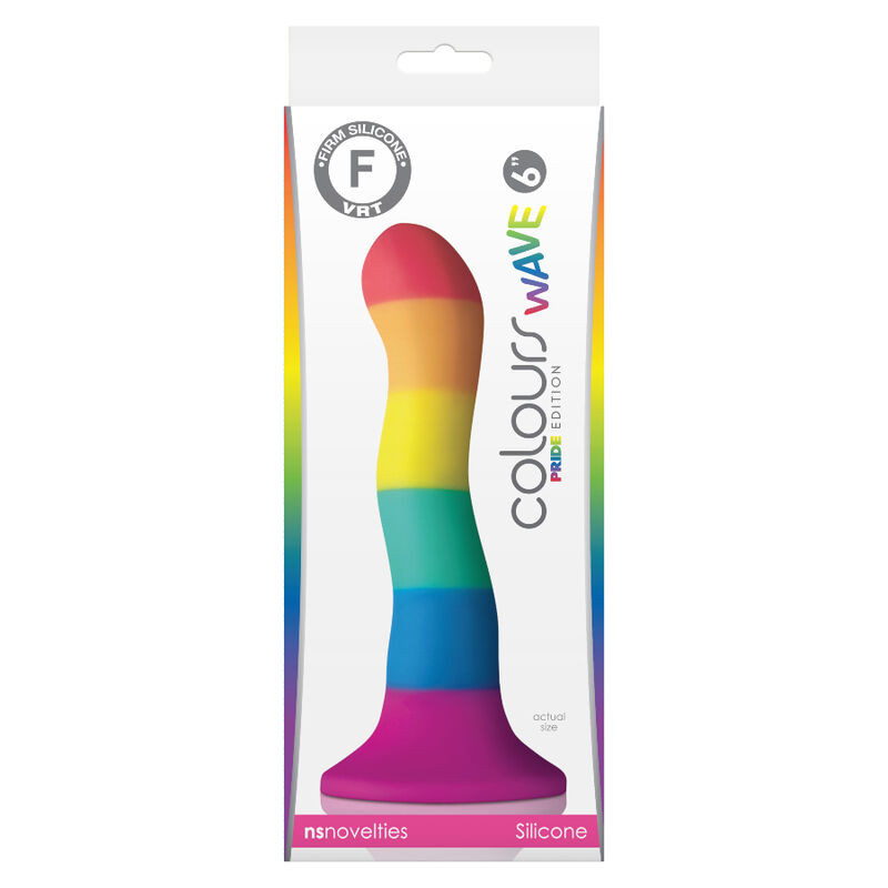 Pride - Lgbt Flag Dildo Wave 17 Cm - Image 2