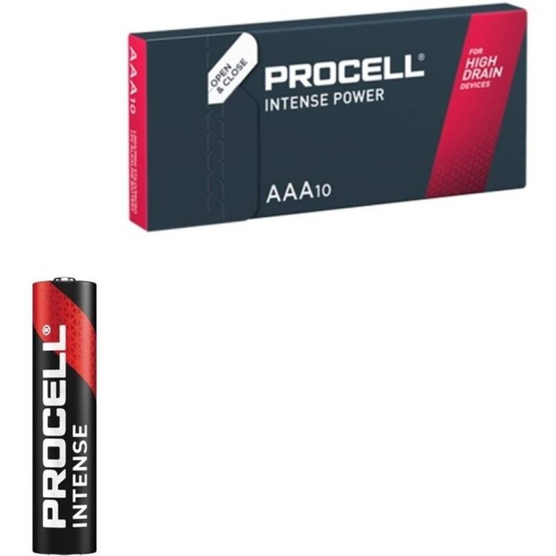 PROCELL - INTENSE POWER ALCALINE LR03 AAA 1,5V BOÎTE*10 - Image 2