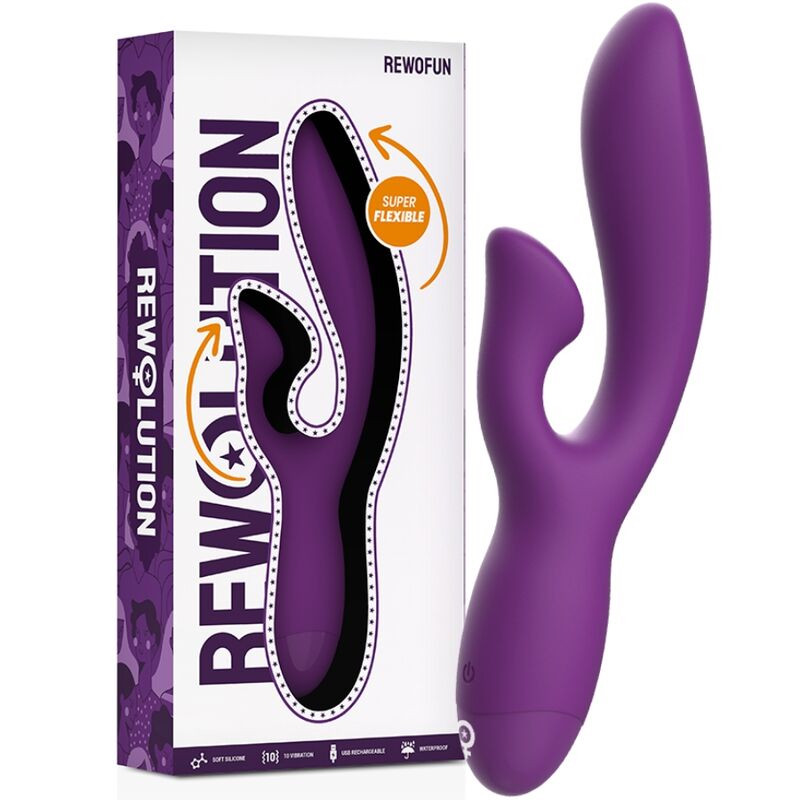 Rewolution - Rewofun Flexibele Vibrator Met Konijn - Image 3