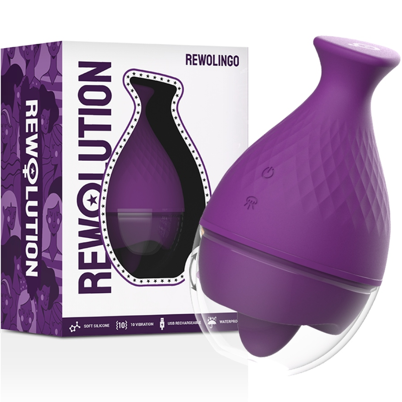 REWOLUTION - REWOLINGO VIBRATOR WITH TONGUE - Image 3