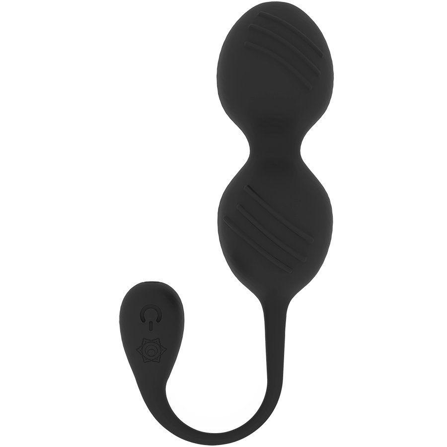 RITHUAL - NISHA RECHARGEABLE VIBRATING KEGEL BALLS BLACK - Image 2