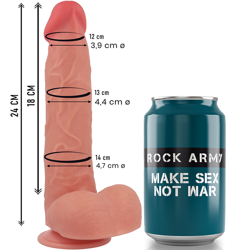 ROCKARMY - LIQUID SILICONE RAPTOR 24 CM -O- 4.4 CM - Image 3