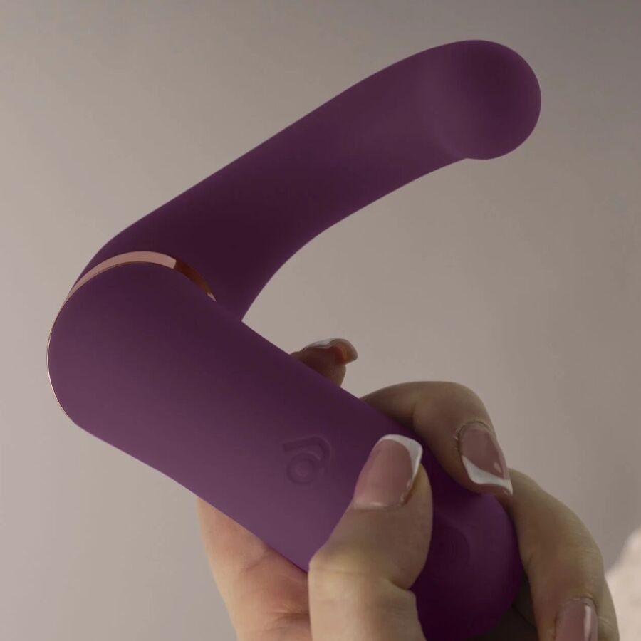 Rocks-Off - Gemini Dubbele Vibrator Stimulator Voor Clitoris En G-Punt Paars - Image 4