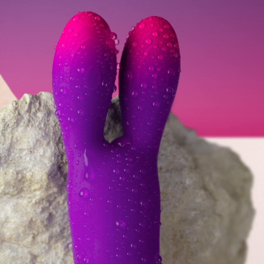 Rocks-Off - Glo-Girl Bunny Vibrator Flexible Paars - Image 4