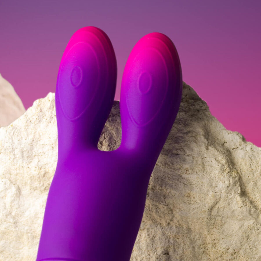 Rocks-Off - Glo-Girl Bunny Vibrator Flexible Paars - Image 5