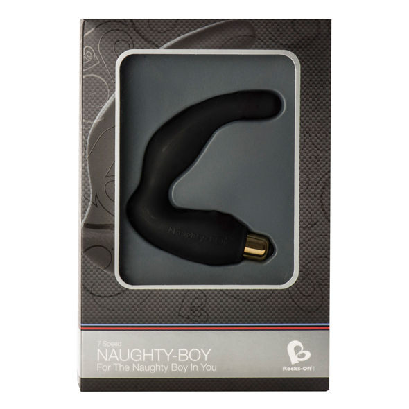 Rocks-Off - G-Punt Massageur Male Naughty-Boy 7 V Zwart - Image 2