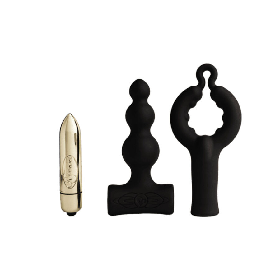 ROCKS- OFF - PETITE SENSATIONS BUBBLES ANAL PLUG VIBRATOR BLACK - Image 5