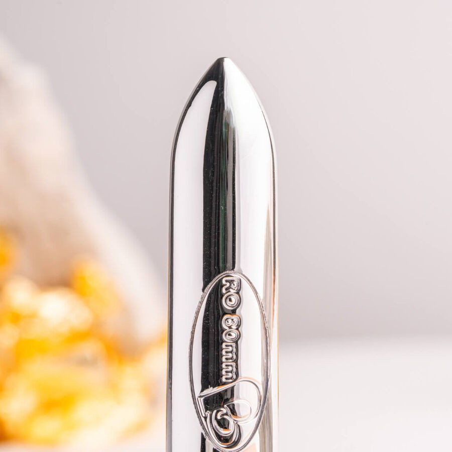 Rocks-Off - Ro-80 Chrome Vibrating Bullet Silver - Image 2