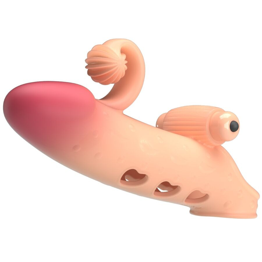 Romance - Vibrating Penis Sleeve Natural - Image 4