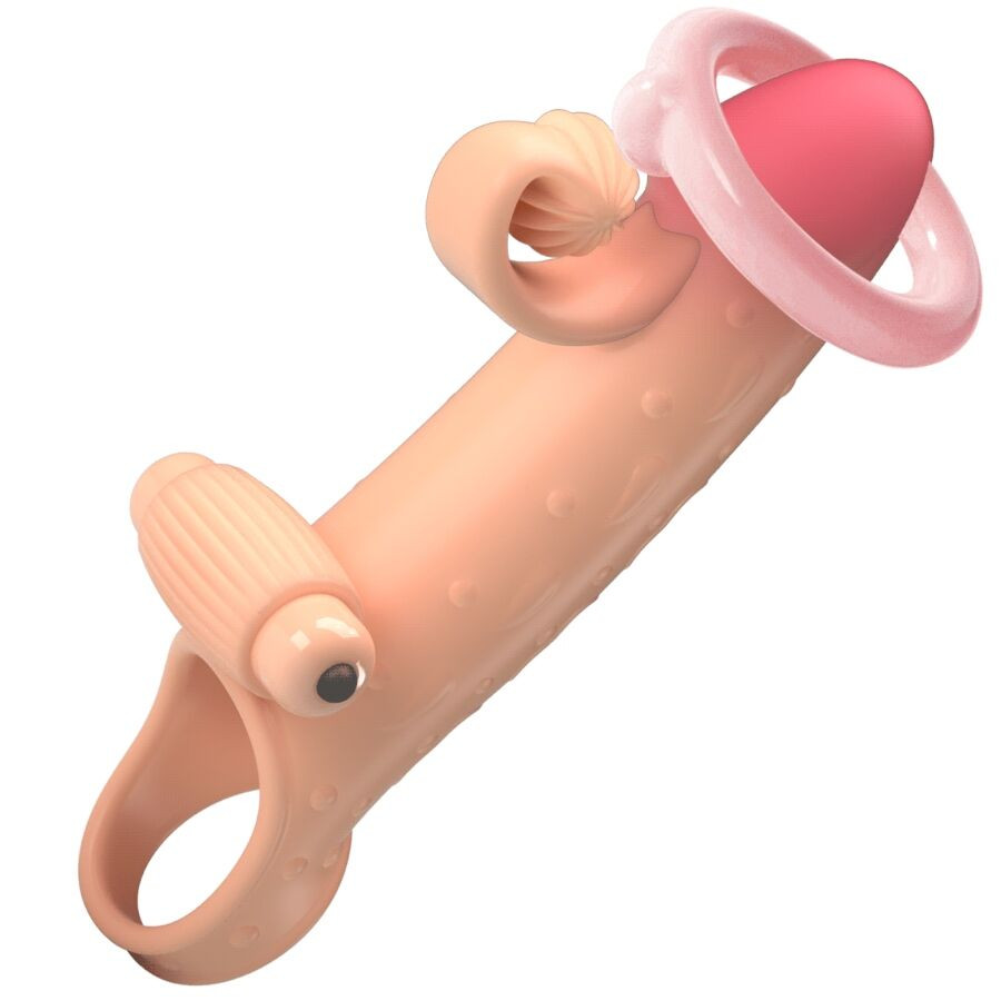 Romance - Vibrating Penis Sleeve Natural - Image 5