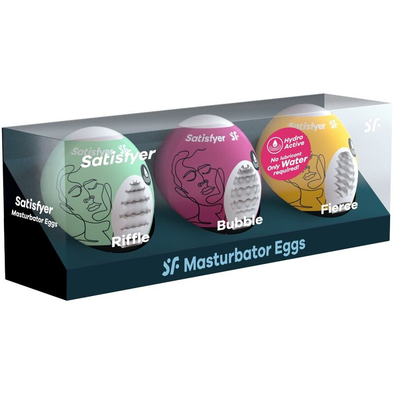 Satisfyer - 3 Oeufs Masturbateurs Riffle, Bubble & Fierce - Image 2