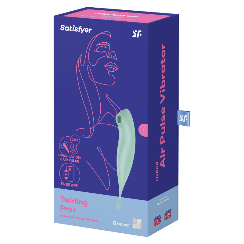 Satisfyer - Application De Stimulateur Et Vibrateur Twirling Pro+ Rouge - Image 6