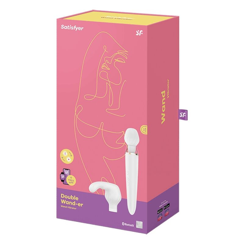 SATISFYER - DOUBLE WANDER APP WHITE - Image 5