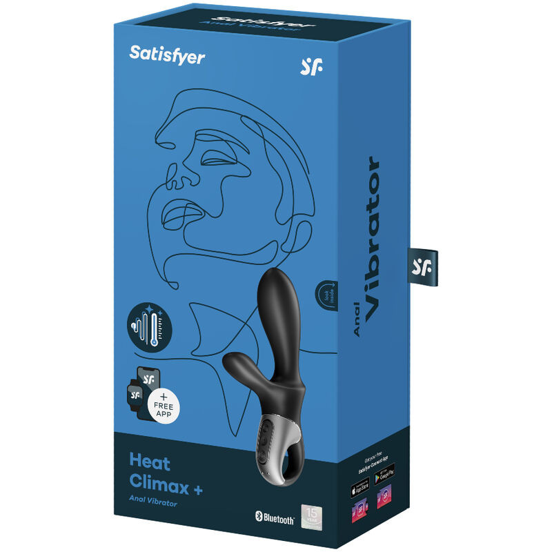 Satisfyer - Heat Climax+ Anal Vibrator App Black - Image 4