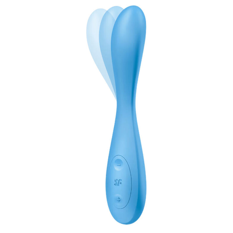 Satisfyer - Application Multi Vibrateur G-Spot Flex 4+ Bleu - Image 2