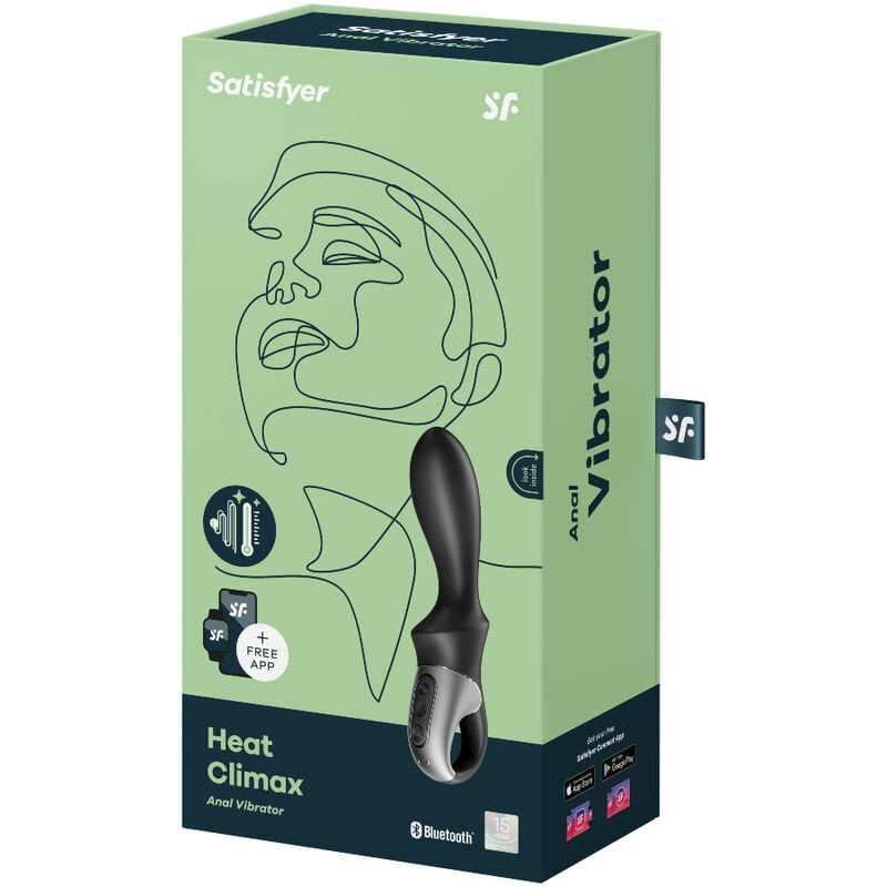 Satisfyer - Heat Climax Anal Vibrator App Black - Image 4