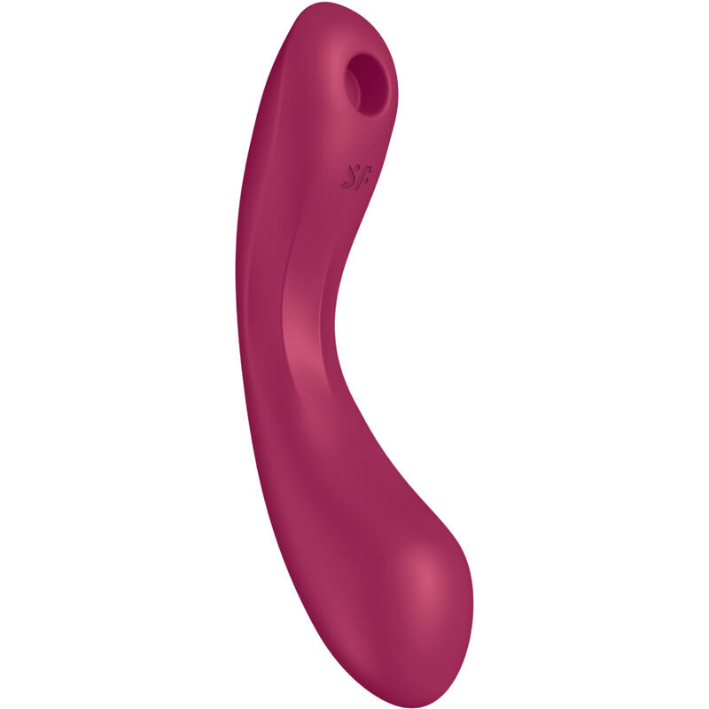 SATISFYER - CURVE TRINITY 1 AIR PULSE VIBRATION RED - Image 2