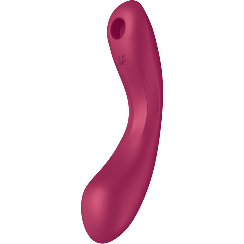 SATISFYER - CURVE TRINITY 1 AIR PULSE VIBRATION RED - Image 3