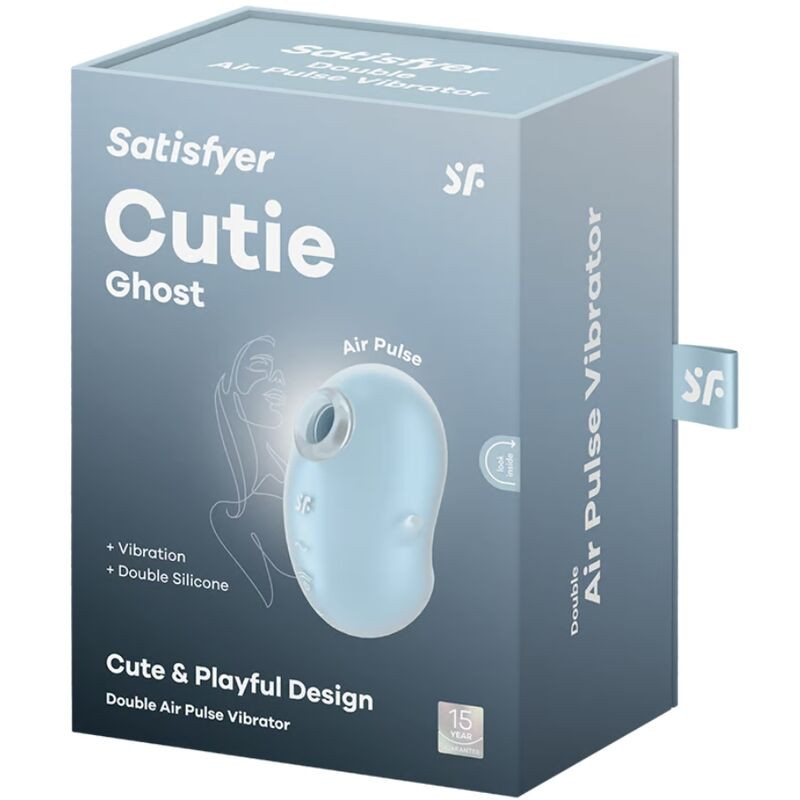 SATISFYER - CUTIE GHOST LAY-ON VIBRATOR LIGHT BLUE - Image 5