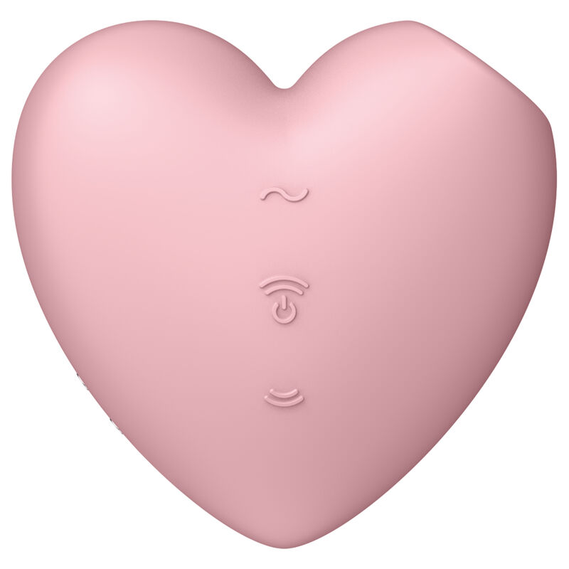 SATISFYER - CUTIE HEART AIR PULSE STIMULATOR & VIBRATOR PINK - Image 2